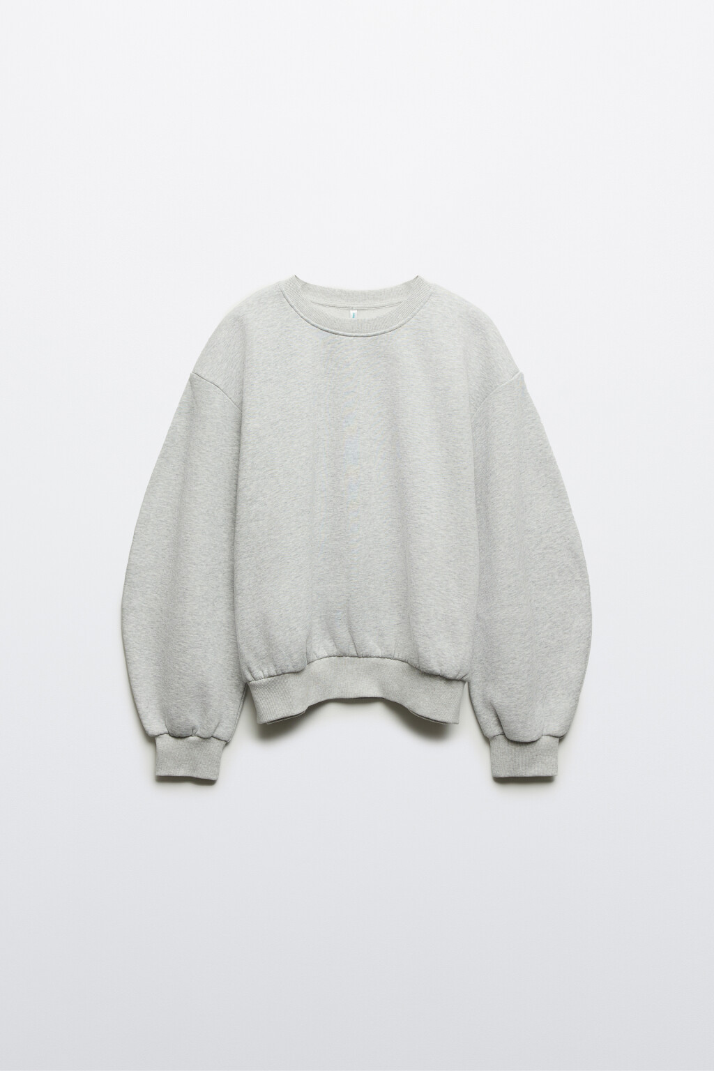 Свитшот из футера с начесом - цвет серый - 7