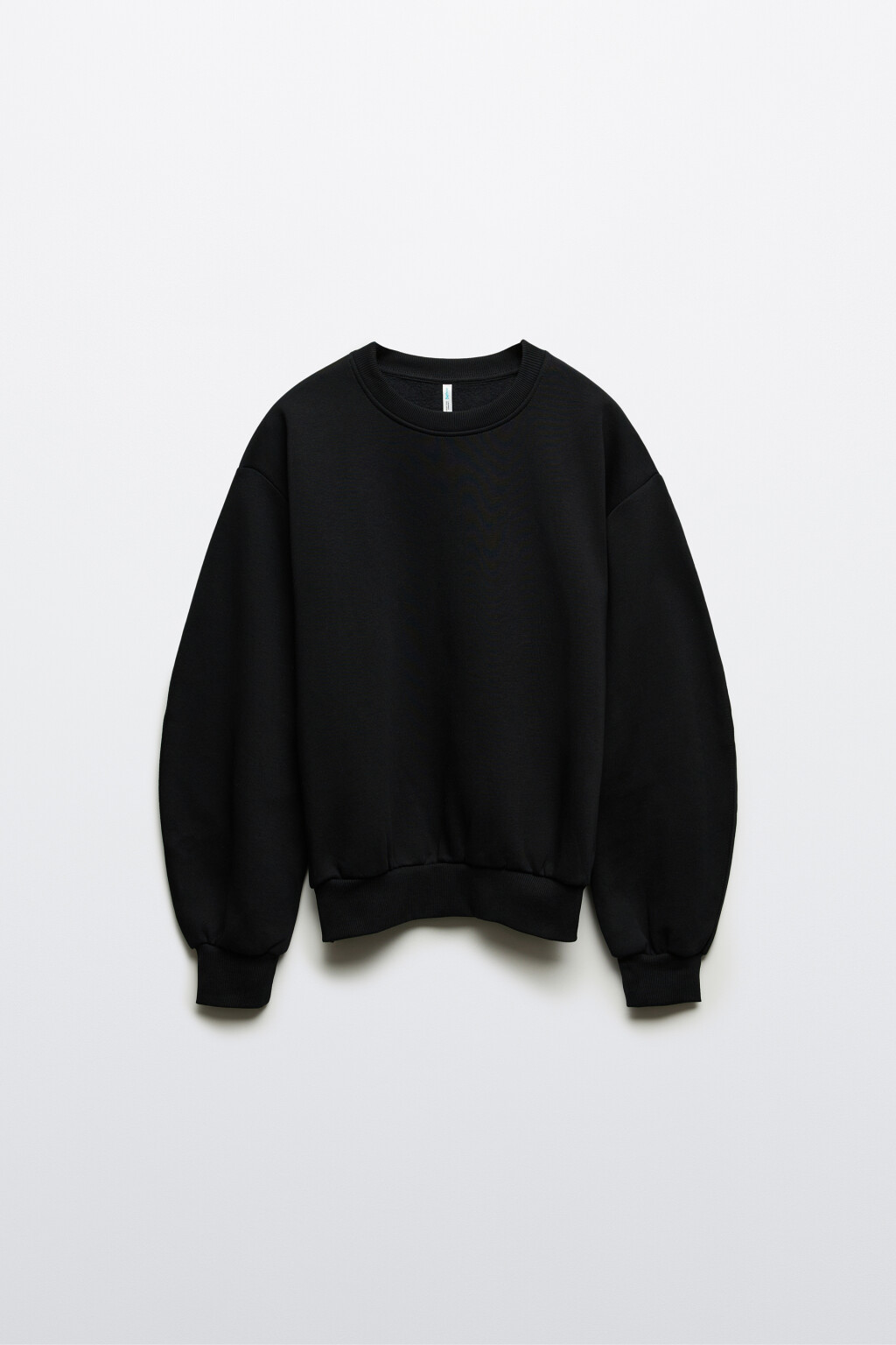 Свитшот из футера с начесом - цвет черный - 7