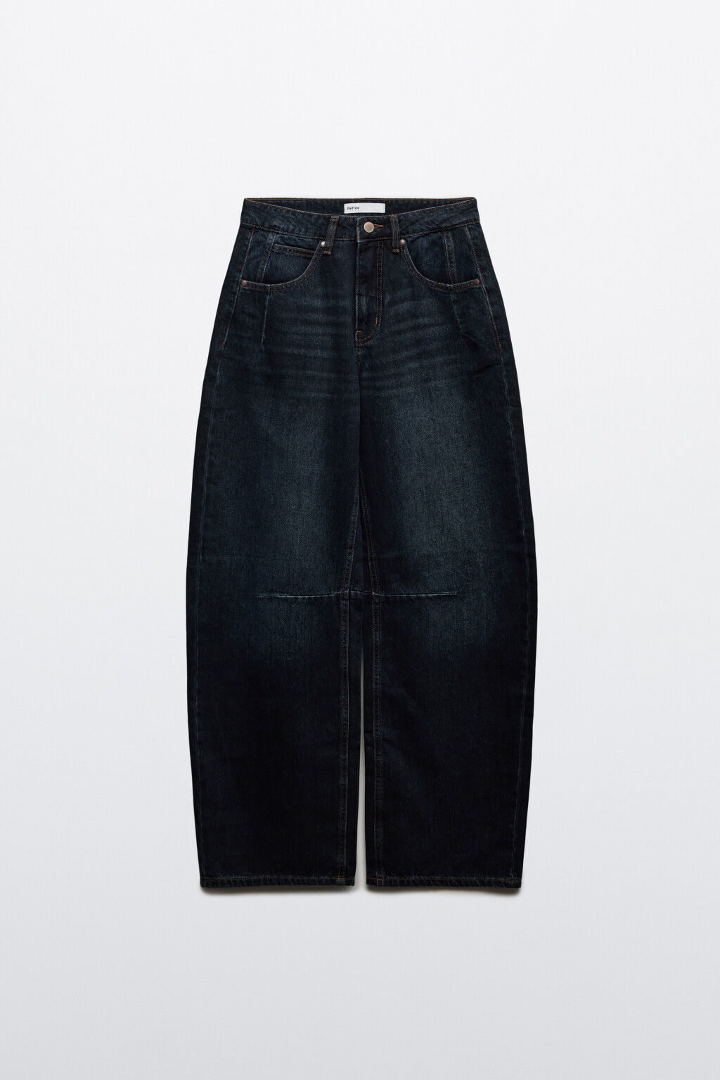 Джинсы barrel fit со средней посадкой - цвет синий - 7