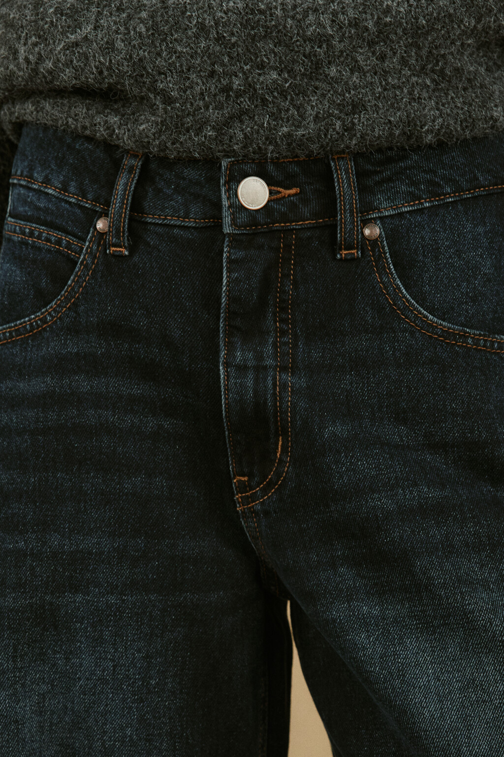 Джинсы barrel fit со средней посадкой - цвет синий - 5