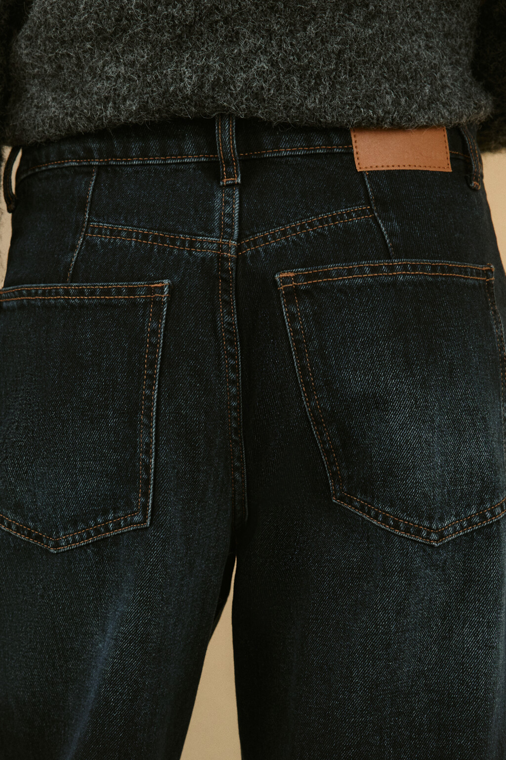 Джинсы barrel fit со средней посадкой - цвет синий - 6