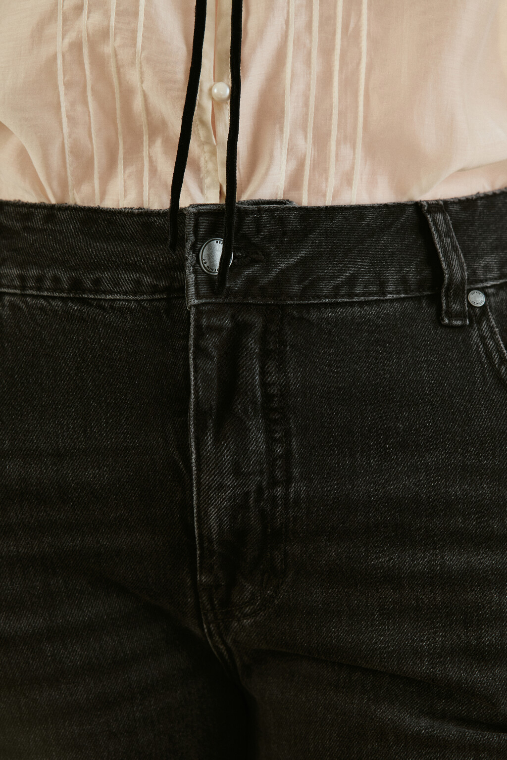 Джинсы barrrel fit со средней посадкой - цвет серый - 6