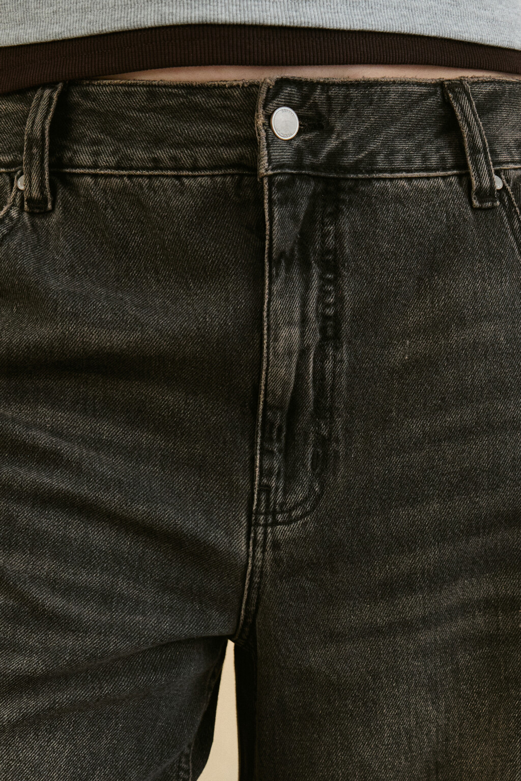 Джинсы barrrel fit со средней посадкой - цвет коричневый - 5