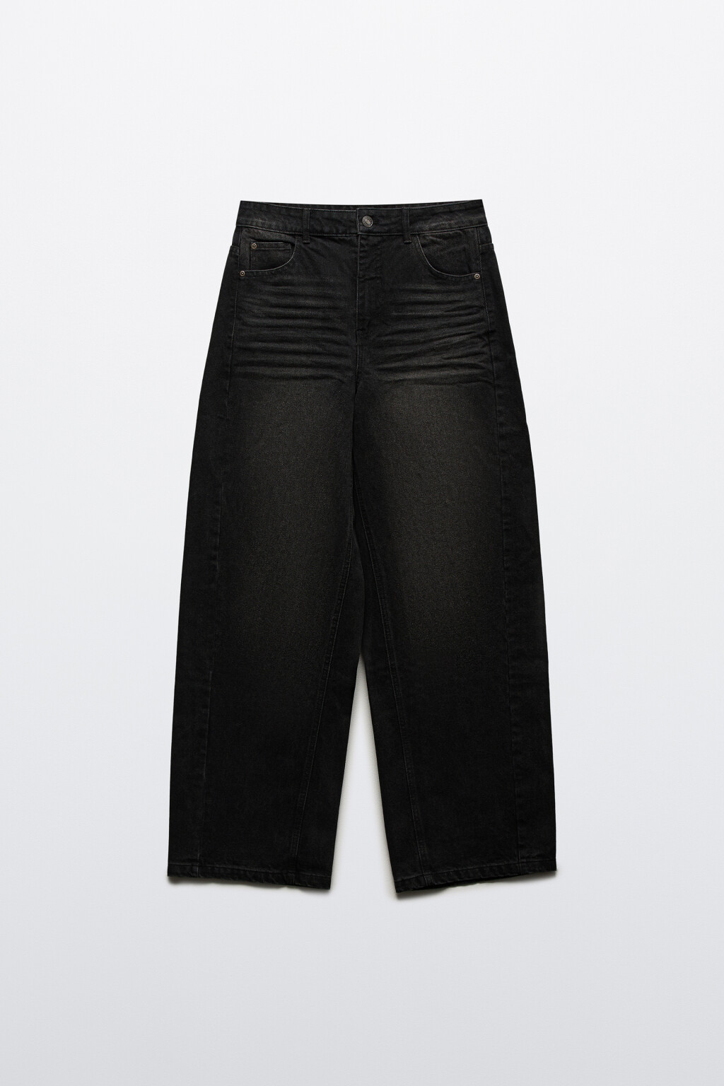 Джинсы baggy fit со средней посадкой - цвет серый - 8