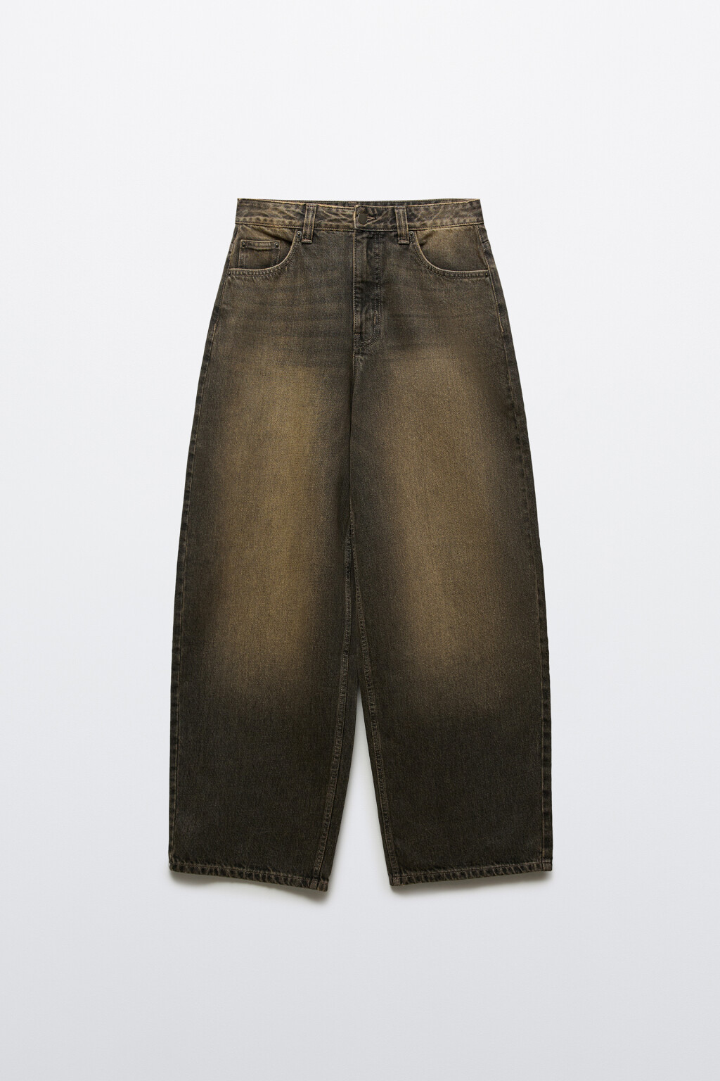 Джинсы baggy fit со средней посадкой - цвет темный тинт - 6