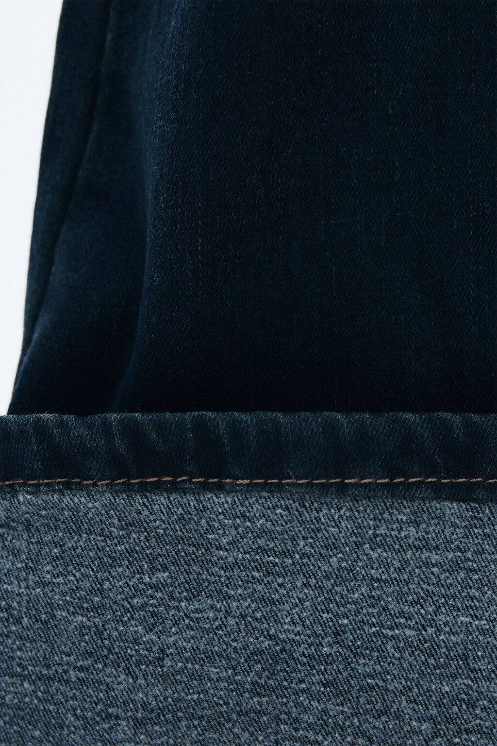 Джинсы клеш с утеплением - цвет синий - 7