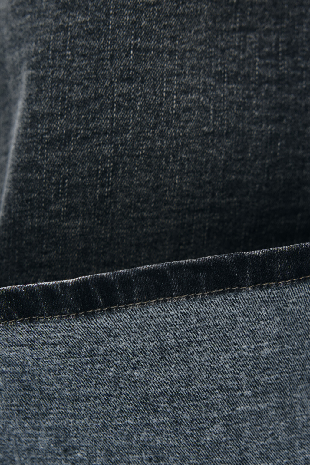 Джинсы клеш с утеплением - цвет серый - 7