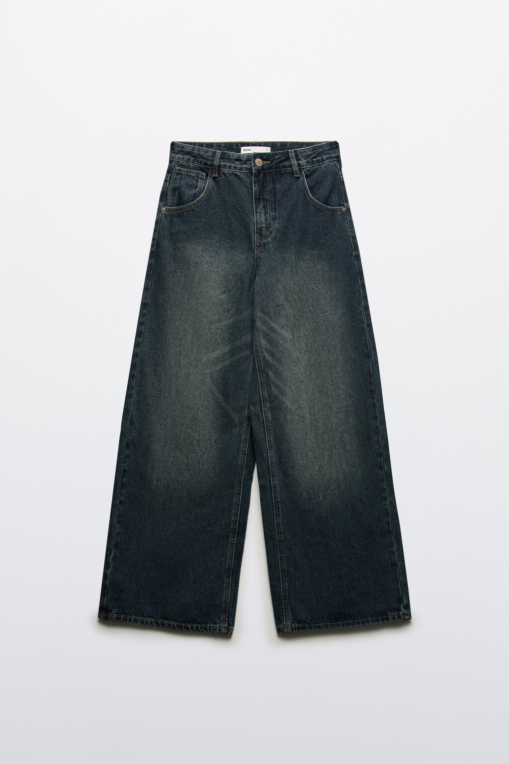 Джинсы baggy fit со средней посадкой - цвет темный тинт - 7