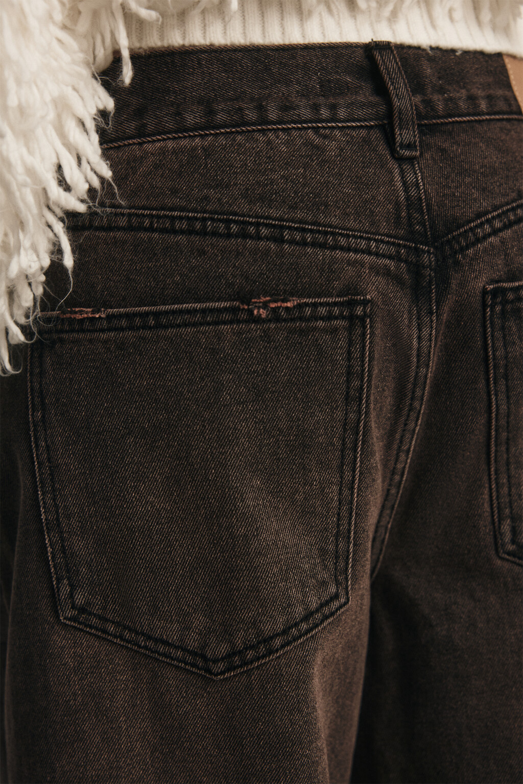 Джинсы baggy fit со средней посадкой - цвет коричневый - 6