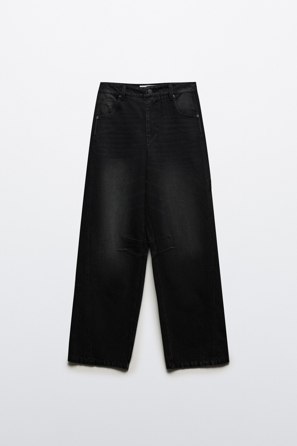 Джинсы cargo со средней посадкой - цвет черный - 7