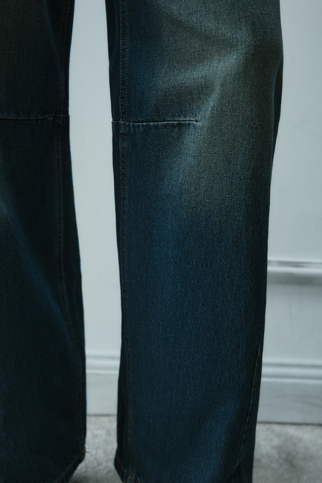 Джинсы barrel fit со средней посадкой - цвет синий - 7
