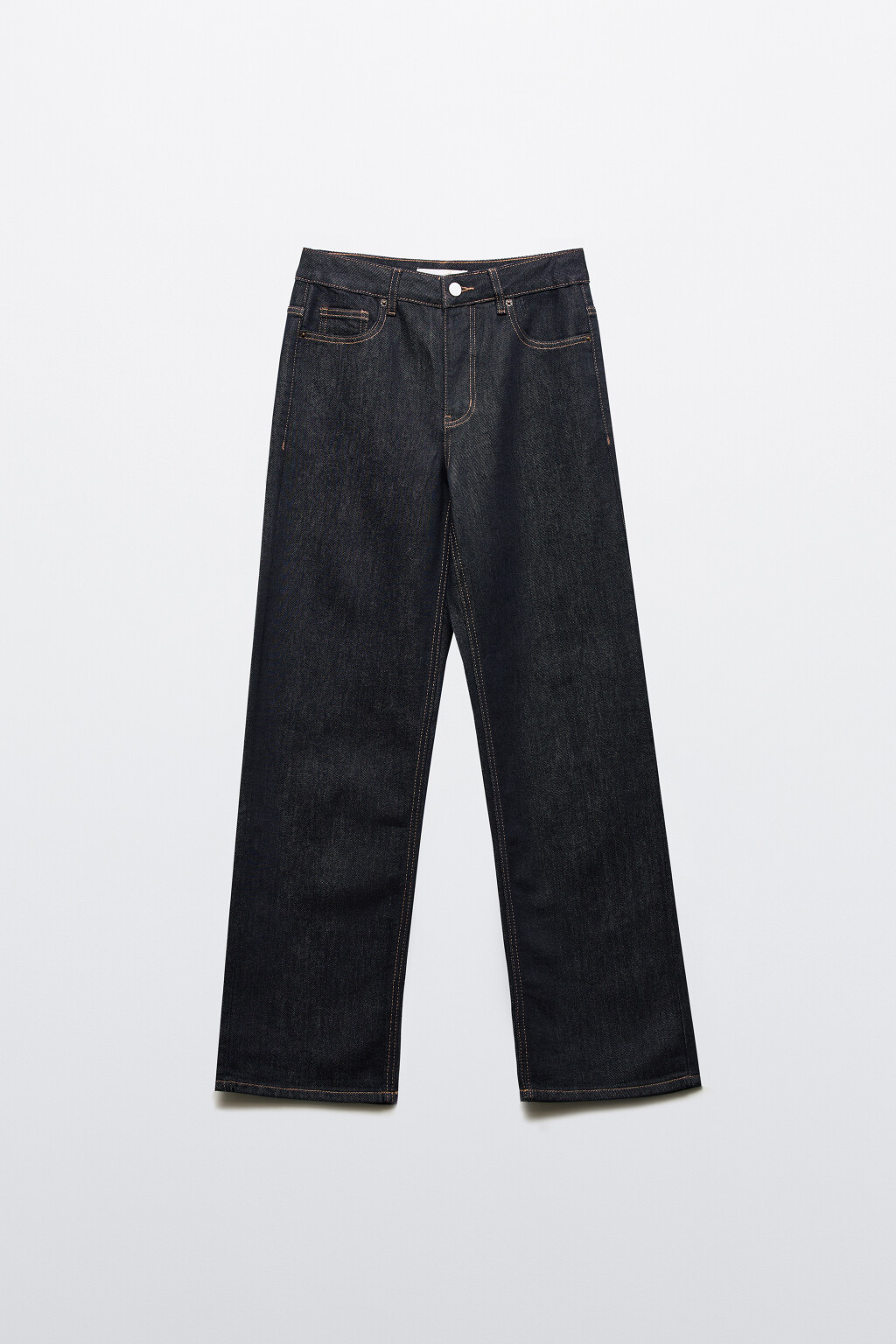 Джинсы прямые со средней посадкой - цвет синий - 7