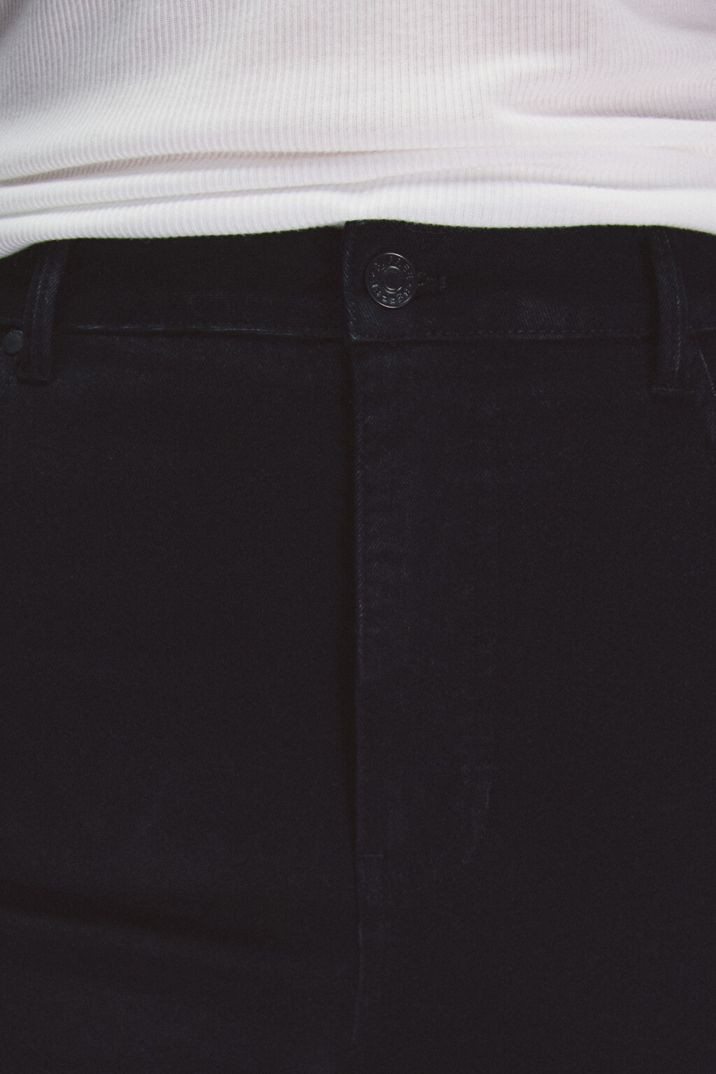 Джинсы клеш с высокой посадкой - цвет черный - 5