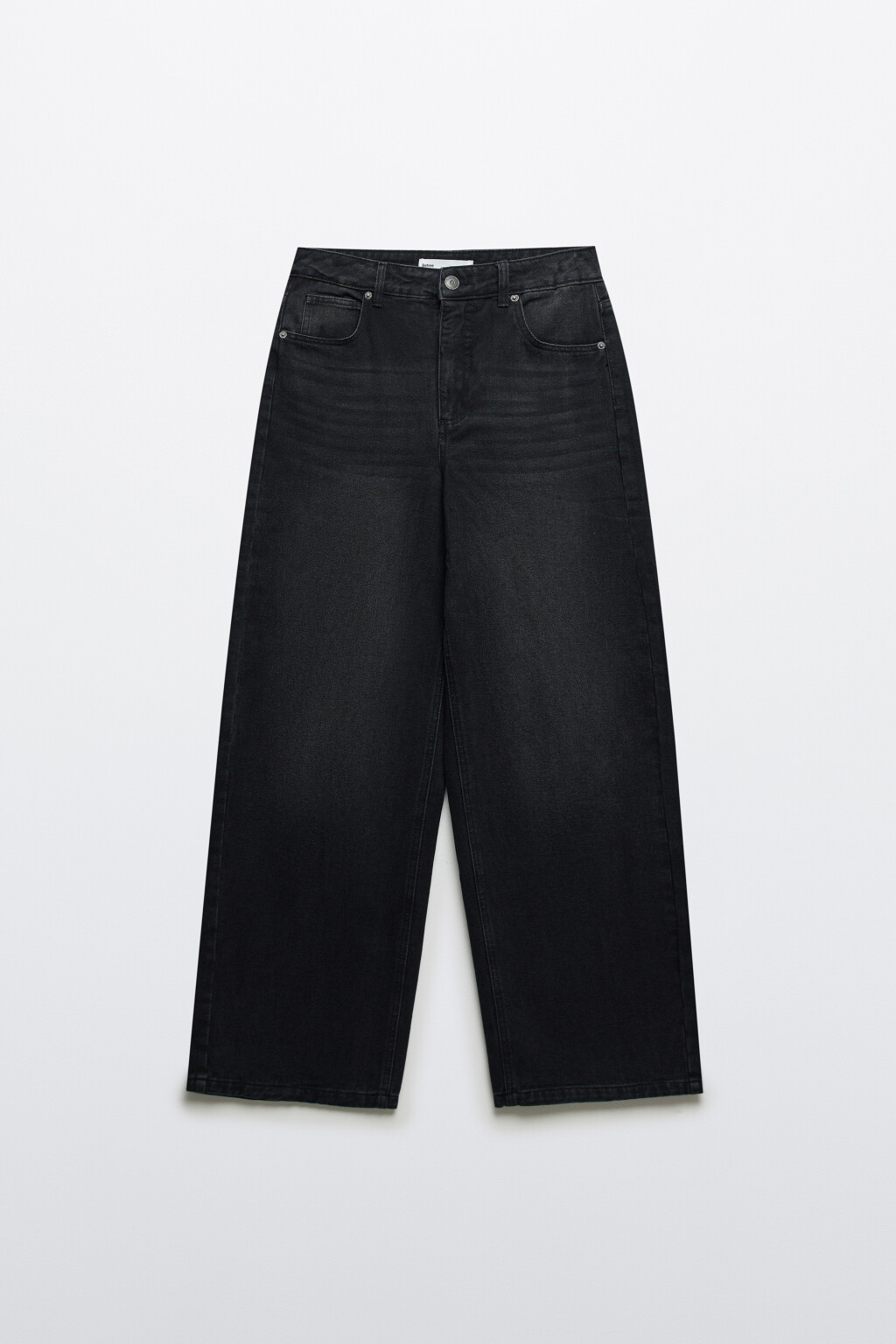 Джинсы baggy fit утепленные с начесом - цвет черный - 8