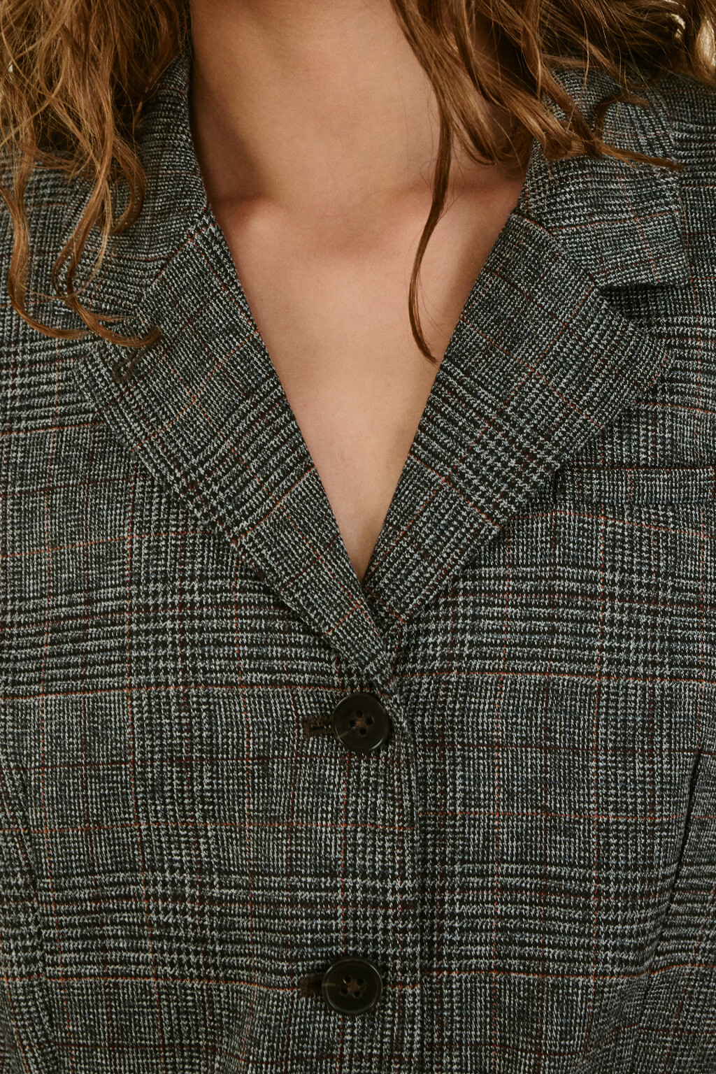 Жакет приталенный с ремнем - цвет серый - 5