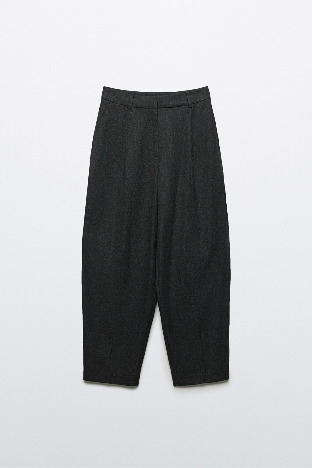 Брюки широкие со стрелками - цвет серый - 8