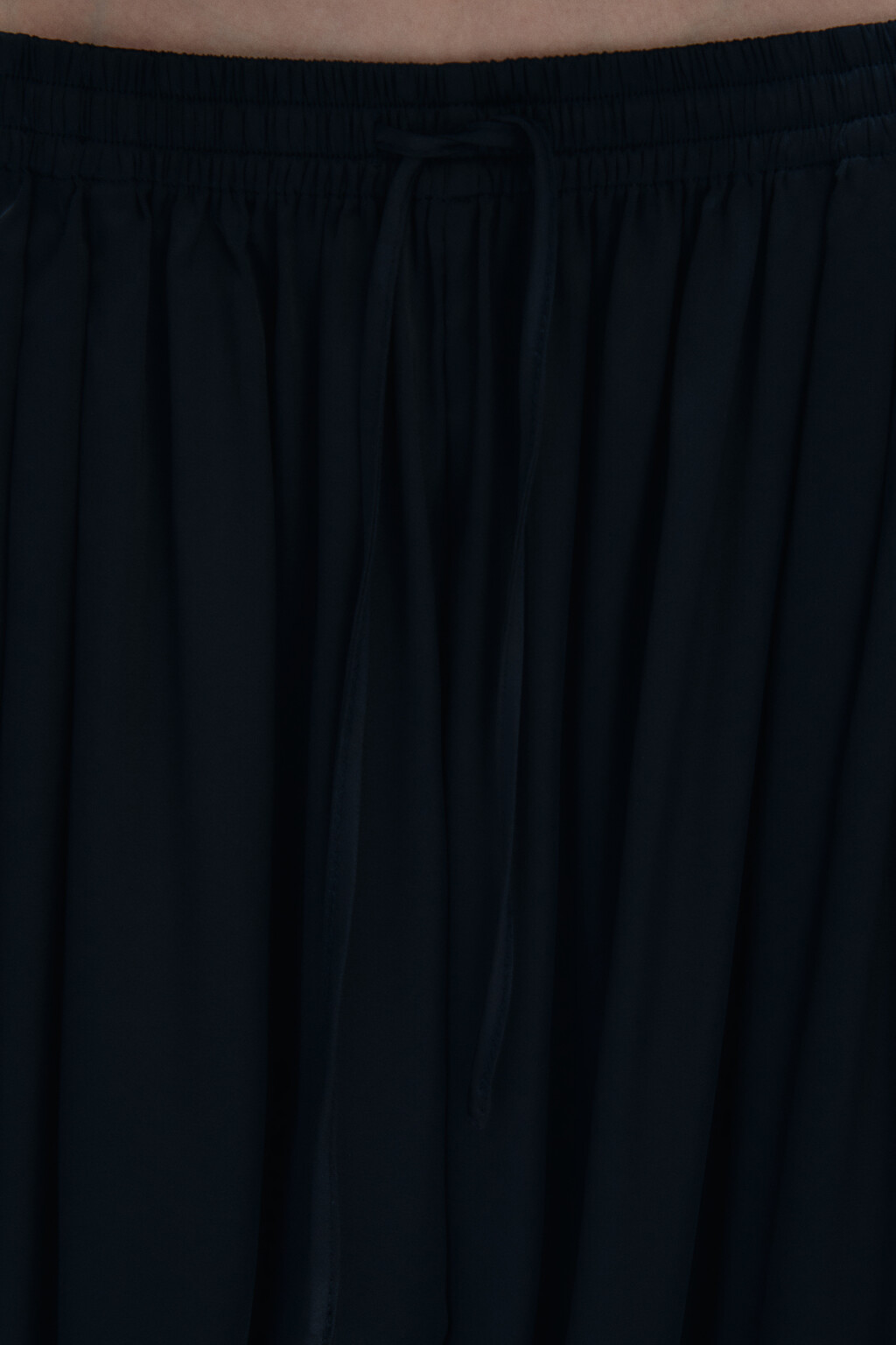 Брюки-аладдины широкие - цвет черный - 6