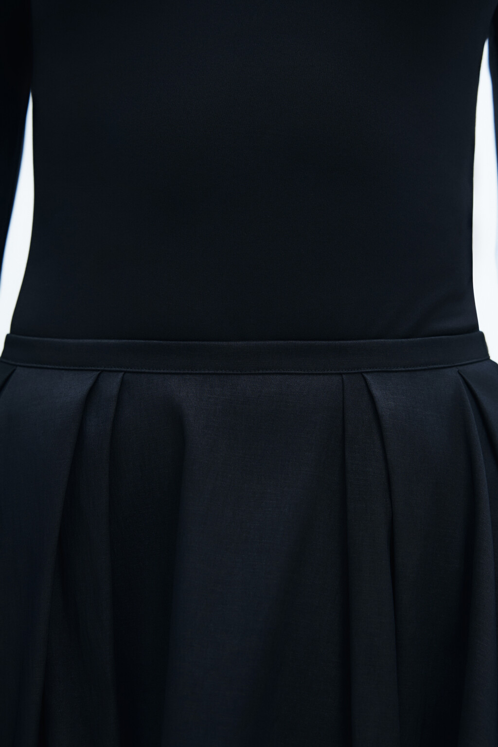 Юбка-баллон пышная из тафты - цвет черный - 6