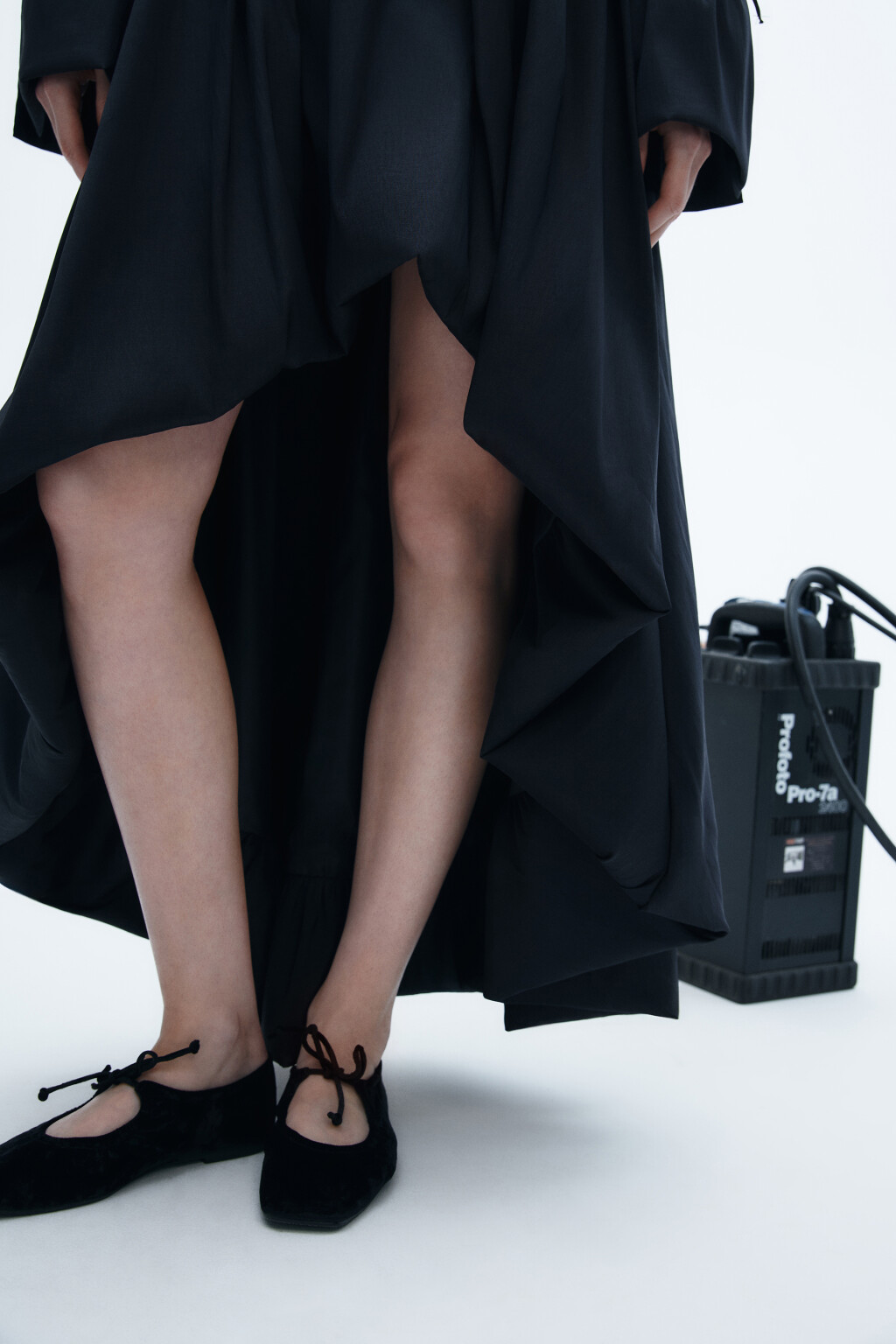 Юбка-баллон пышная из тафты - цвет черный - 7