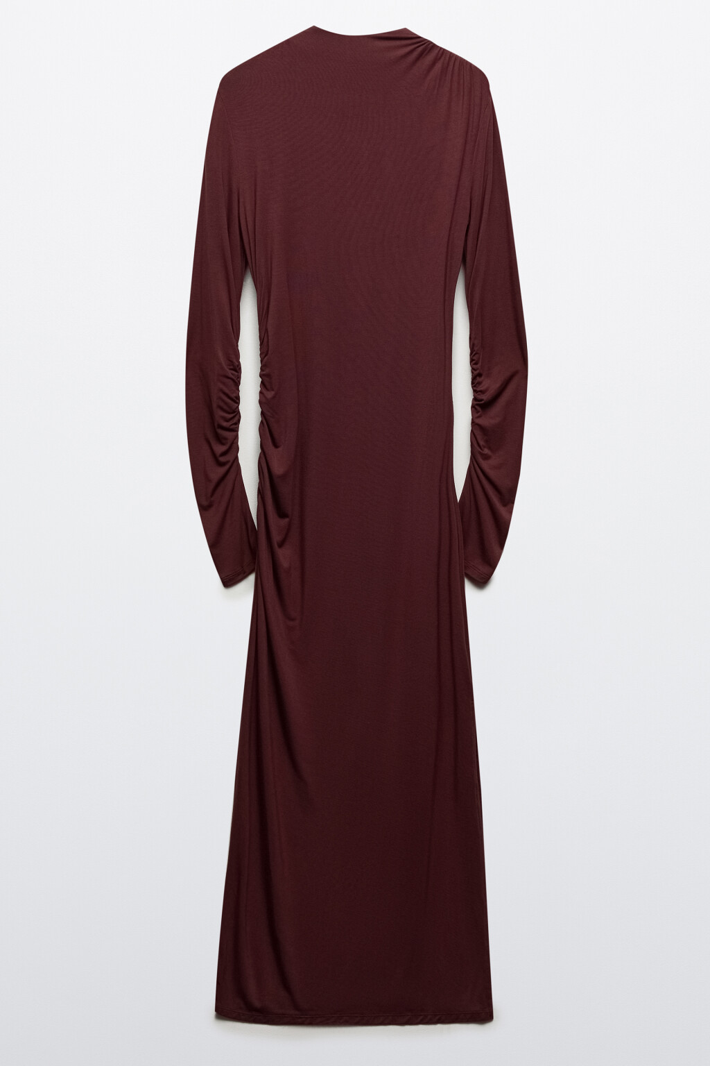 Платье облегающее с драпировками - цвет красный - 6