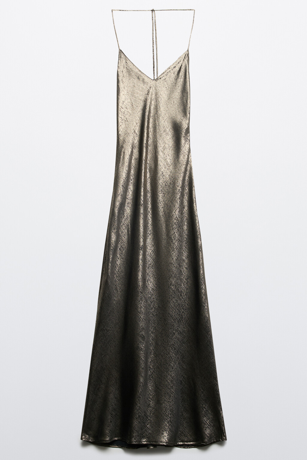 Платье-комбинация с открытой спиной - цвет желтый - 8