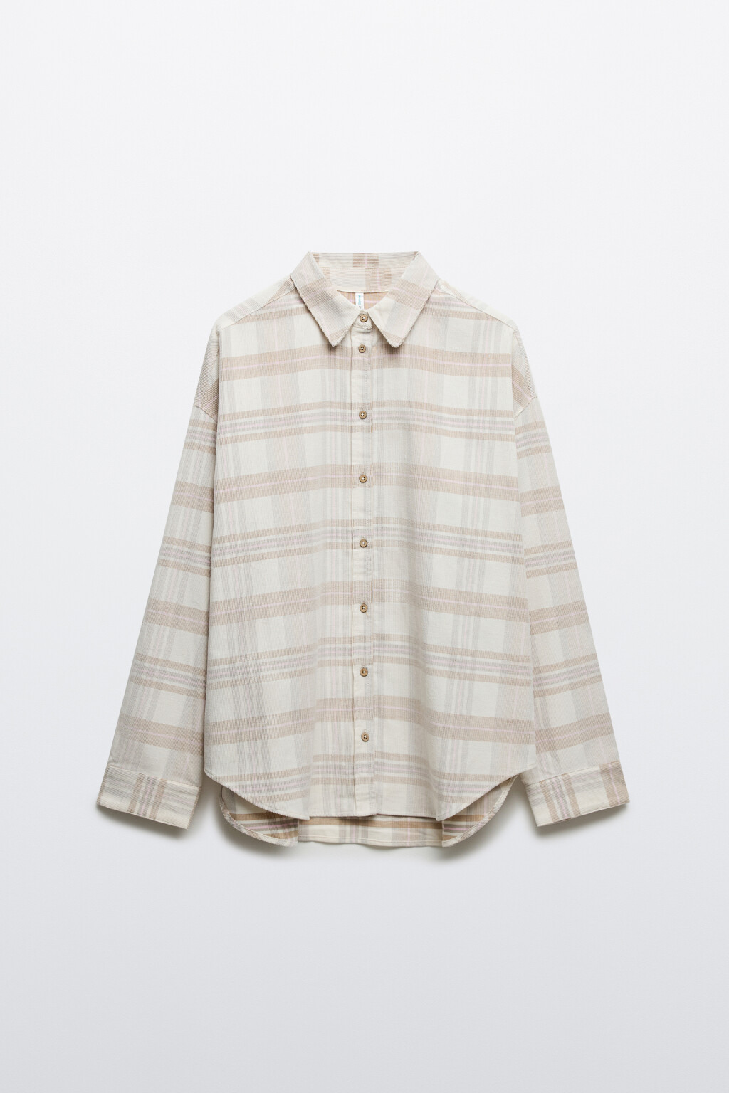 Рубашка фланелевая в клетку - цвет мультиколор - 8