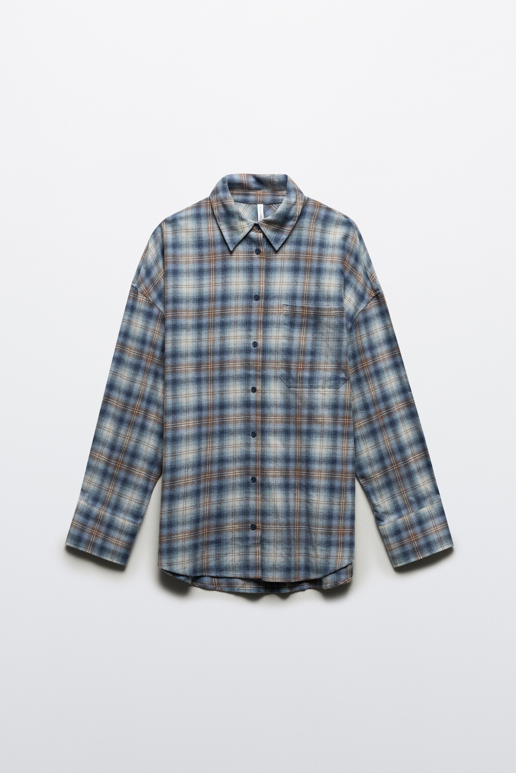 Рубашка фланелевая в клетку - цвет мультиколор - 7