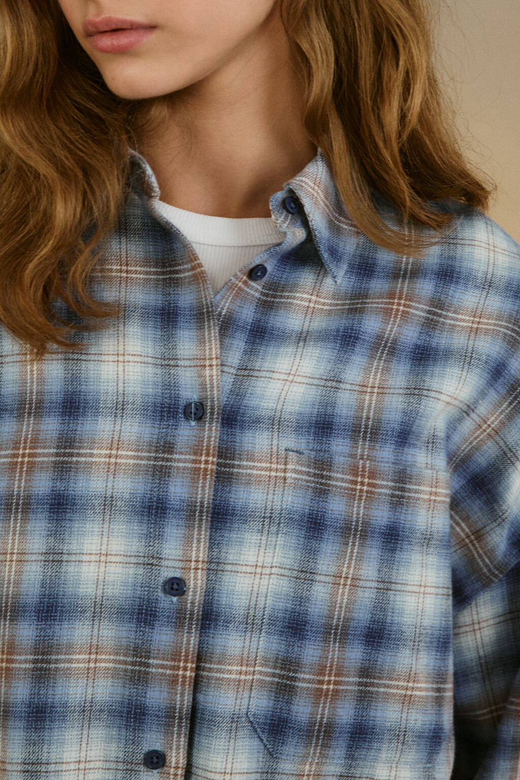 Рубашка фланелевая в клетку - цвет мультиколор - 5