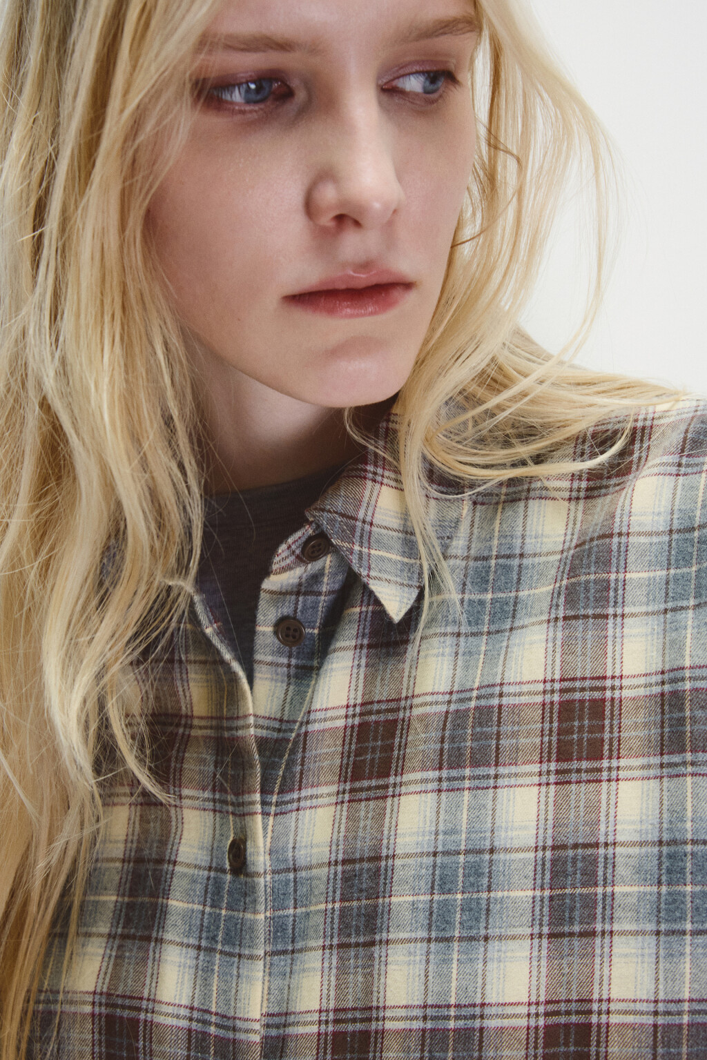 Рубашка хлопковая в клетку - цвет мультиколор - 6