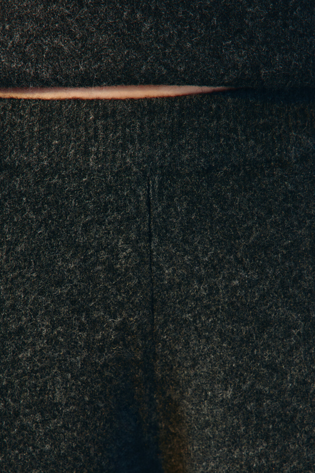 Брюки-бананы из вязаного трикотажа - цвет серый - 6