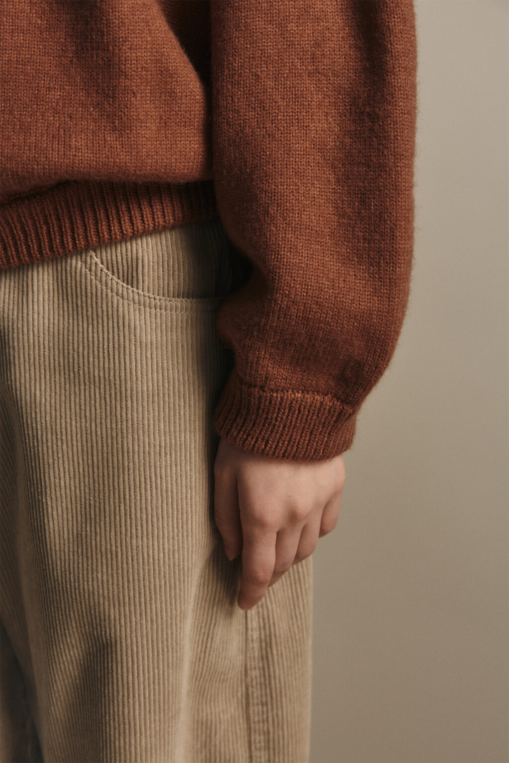 Джемпер на молнии вязаный с патчем - цвет красный - 6