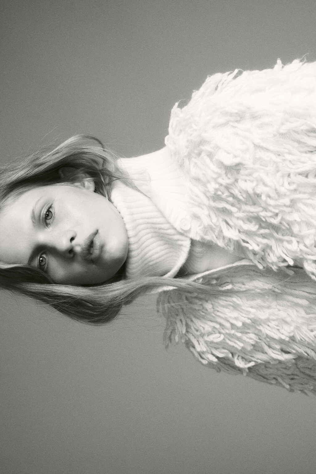 Кардиган на пуговицах с бахромой - цвет молочный - 3