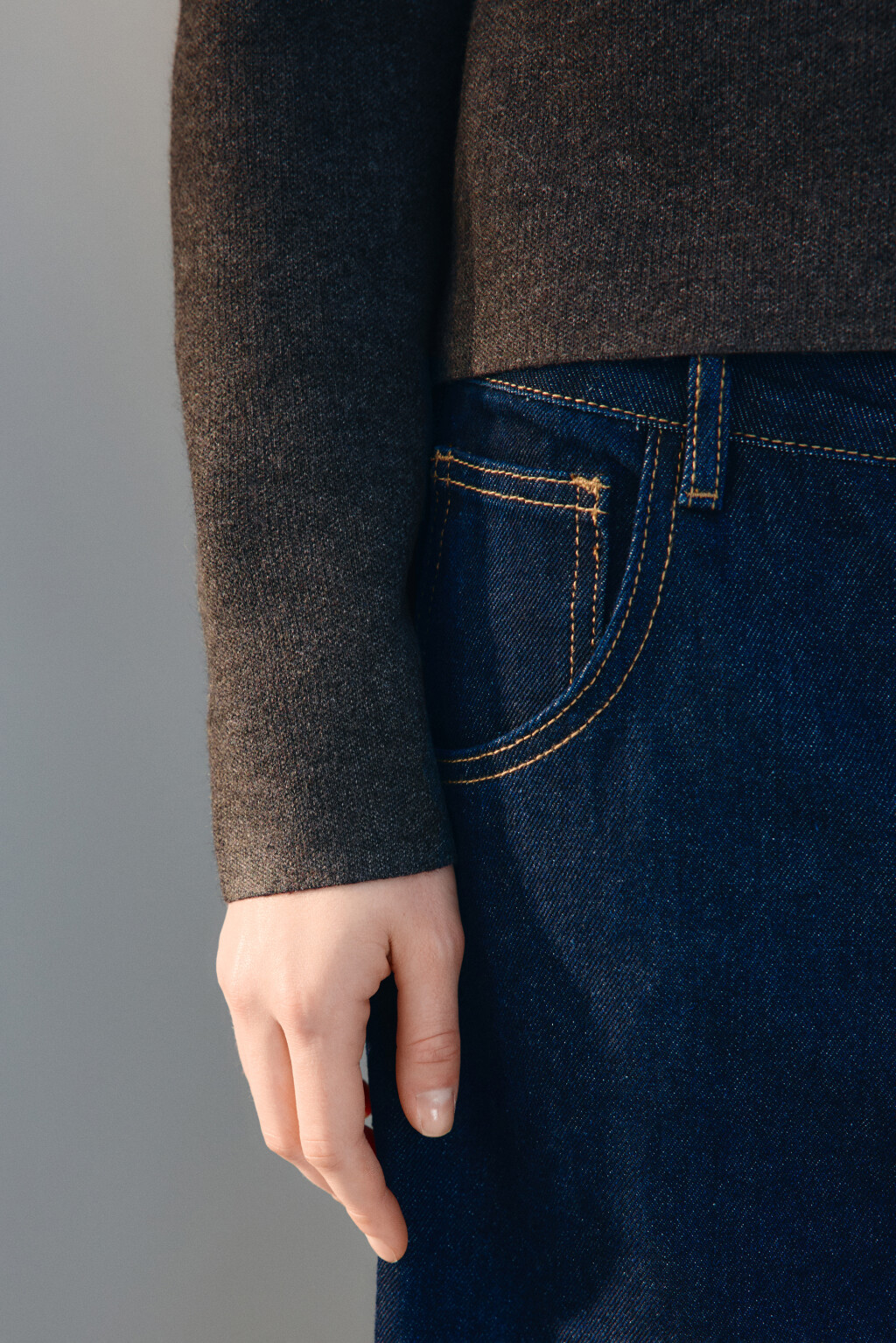 Кардиган жаккардовый на пуговицах - цвет серый - 7