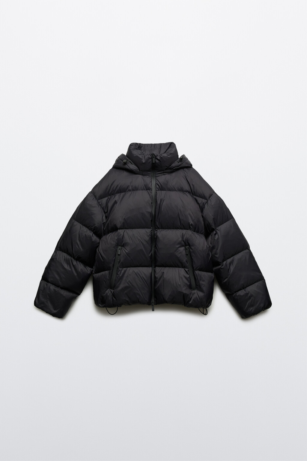 Пуховик на натуральном утеплителе - цвет черный - 8