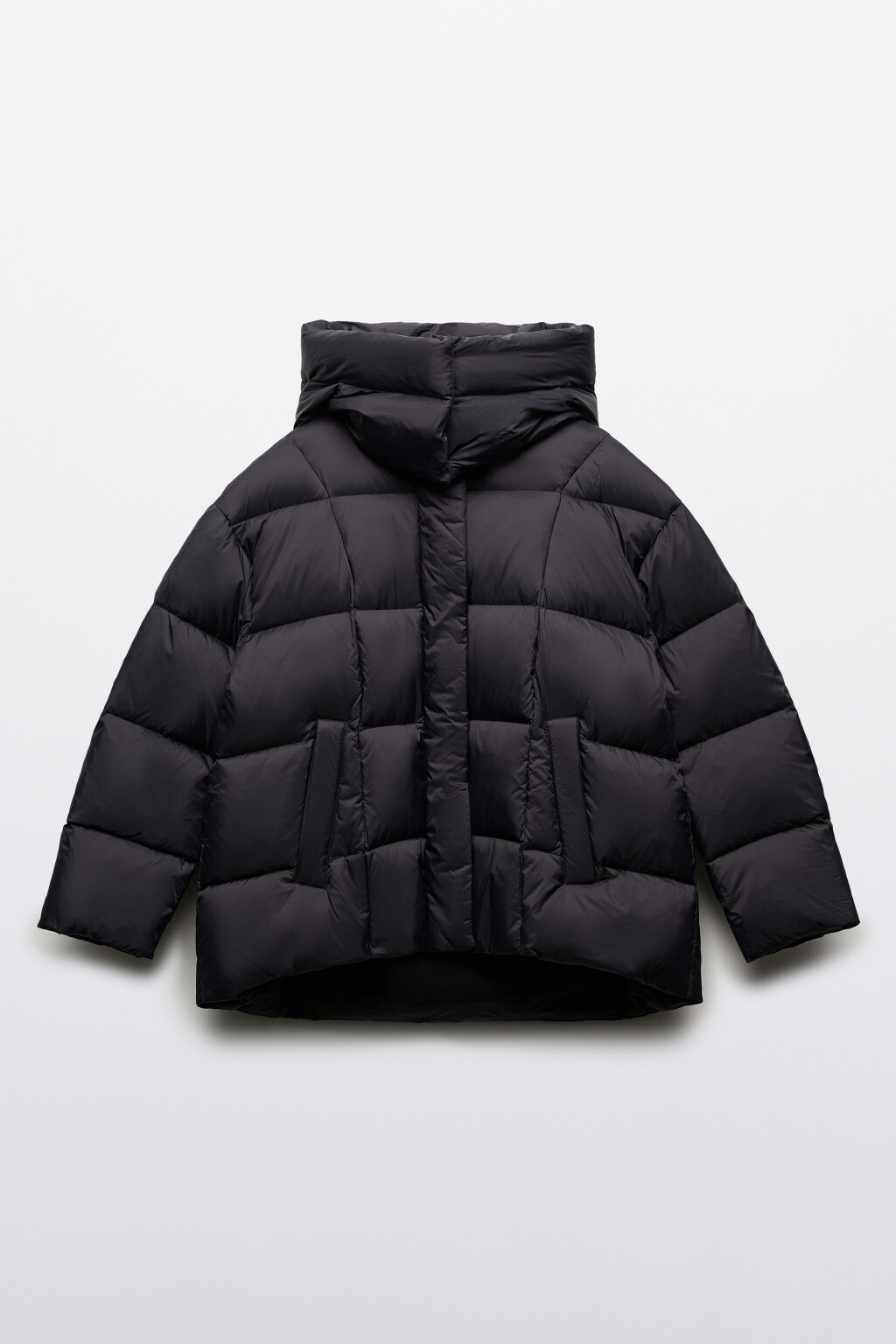 Пуховик на натуральном утеплителе - цвет черный - 8