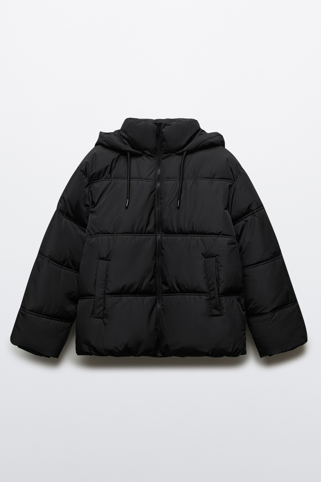 Куртка стеганая с капюшоном - цвет черный - 8