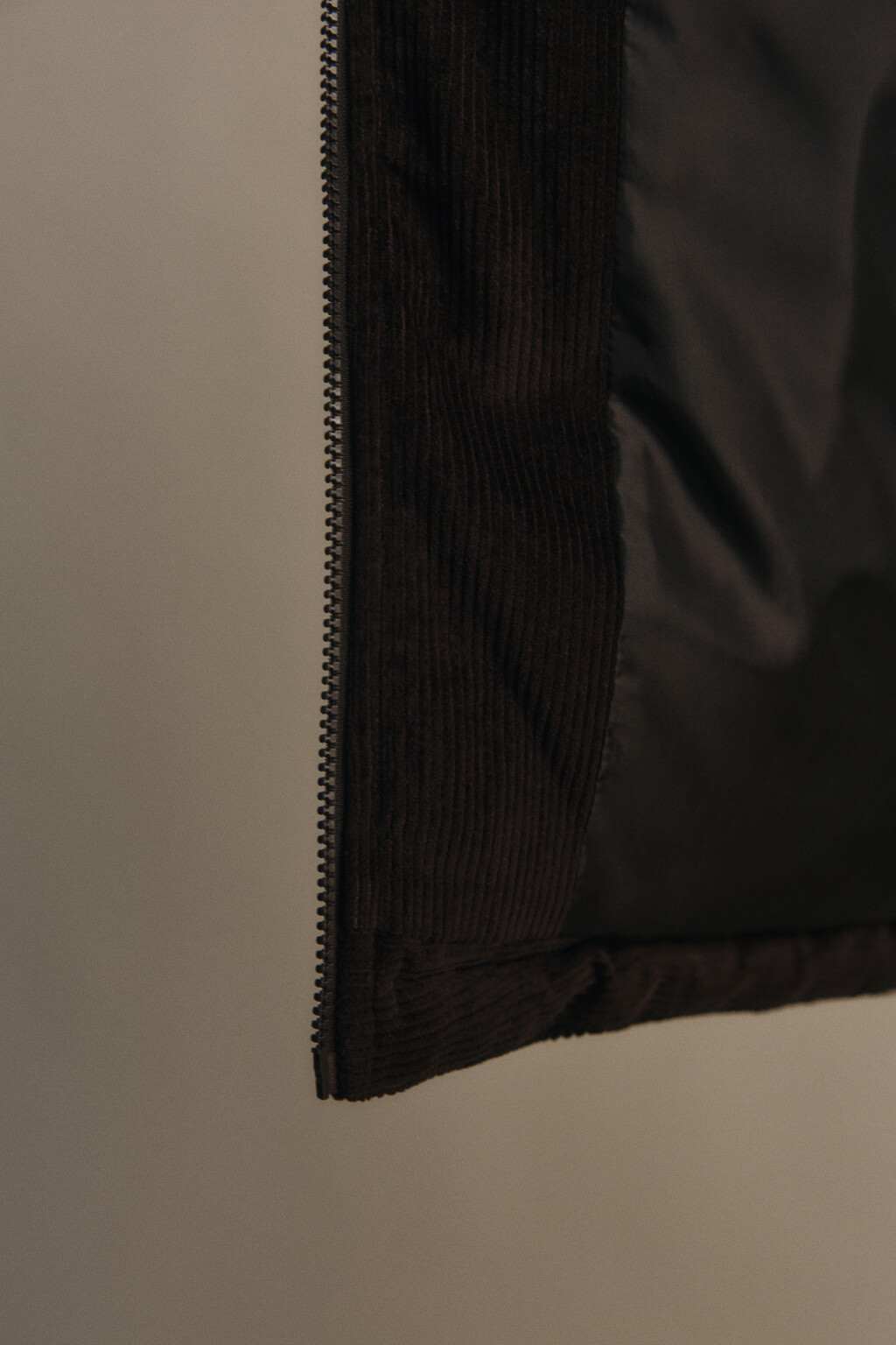 Куртка стеганая вельветовая - цвет коричневый - 10