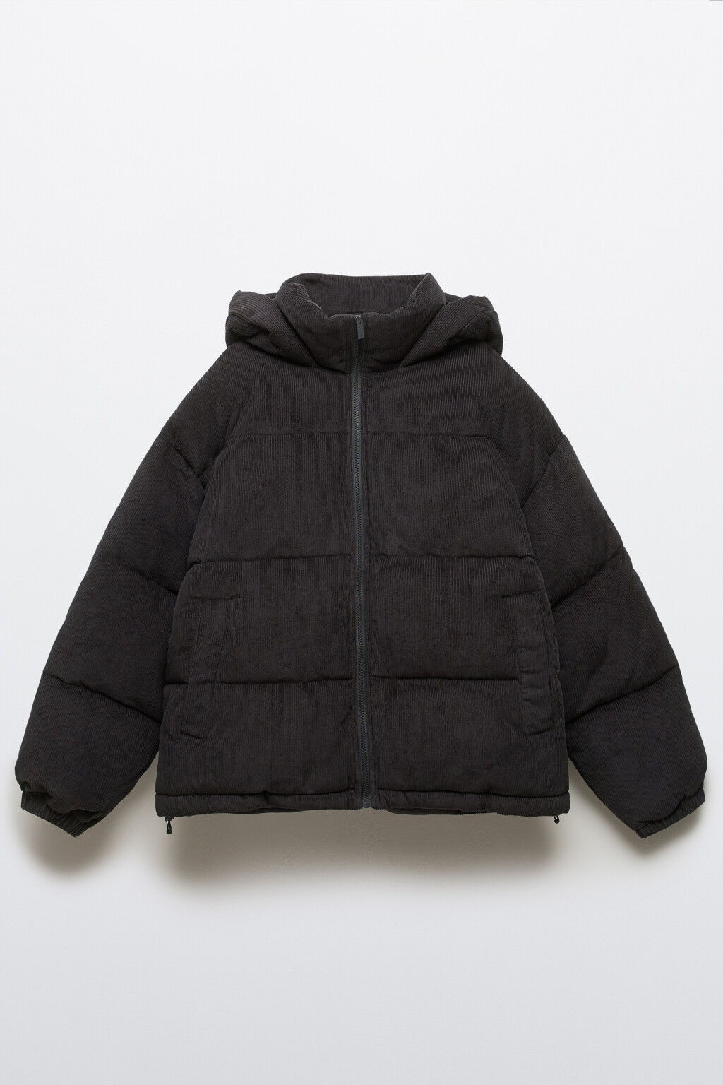 Куртка стеганая вельветовая - цвет серый - 9