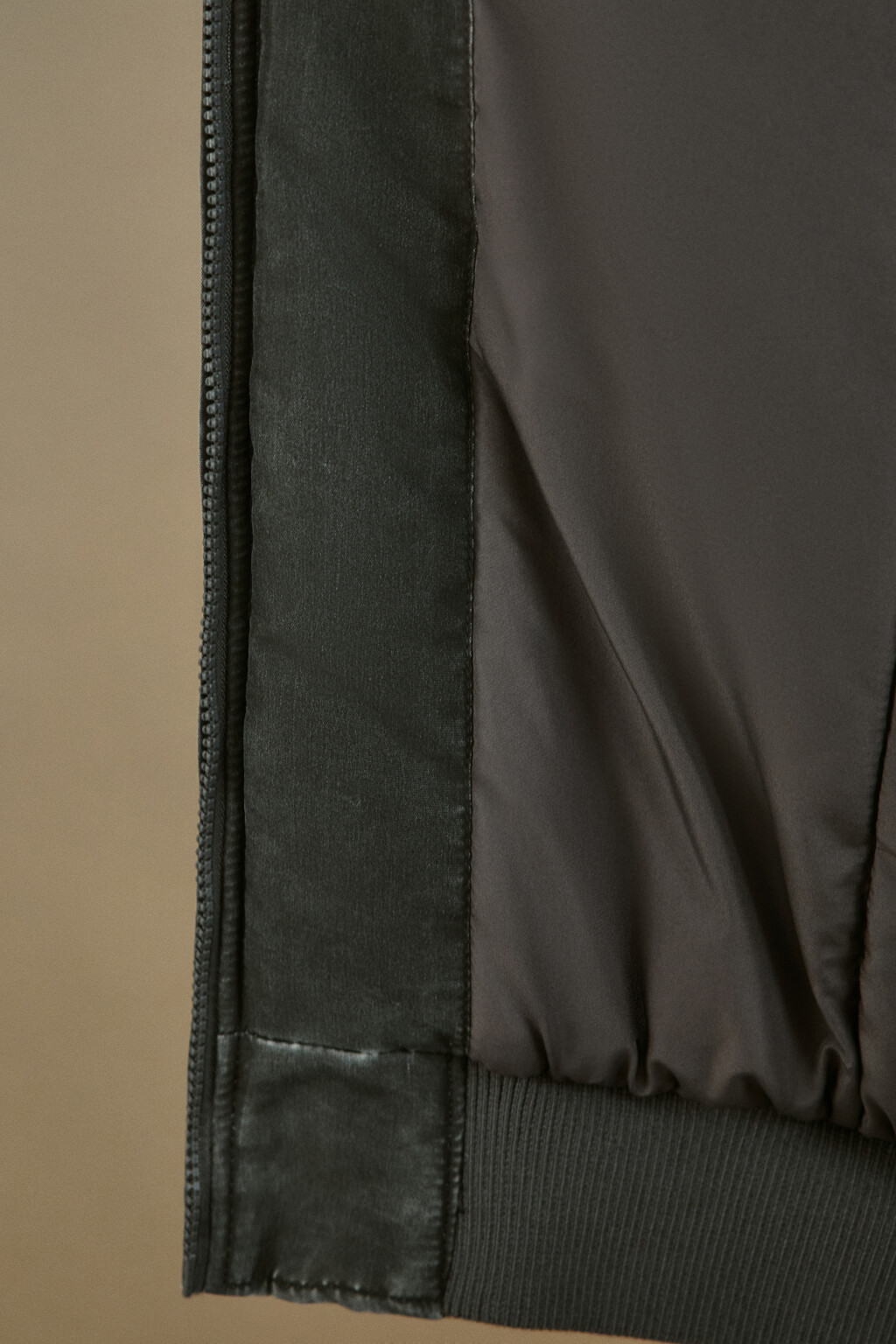 Куртка-бомбер oversize с капюшоном - цвет серый - 7