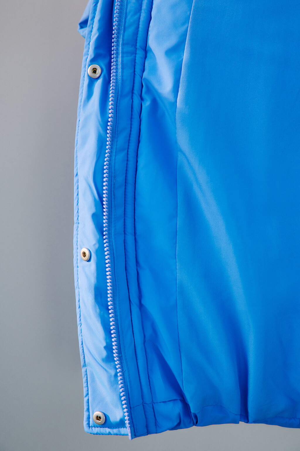 Куртка стеганая с капюшоном - цвет голубой - 8