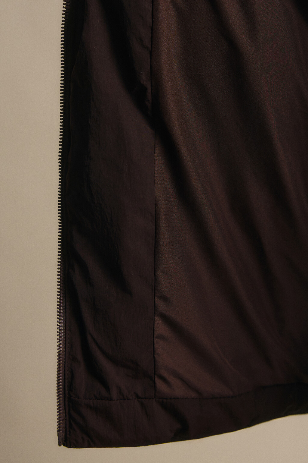 Куртка стеганая со стойкой - цвет коричневый - 7