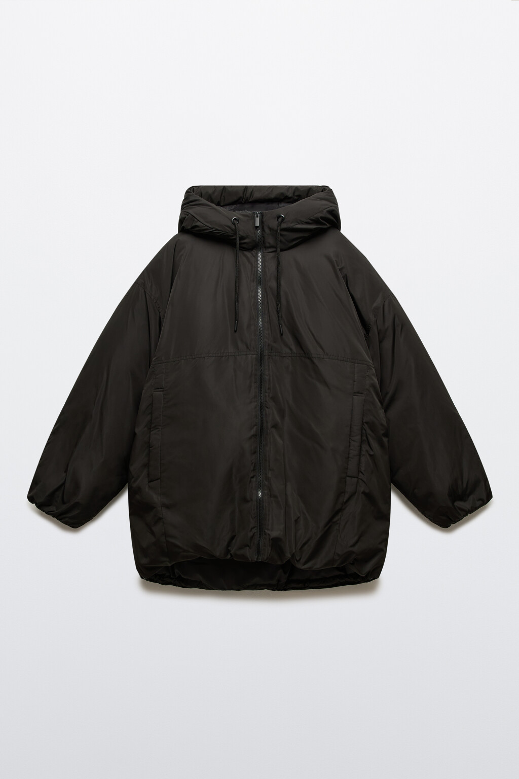 Куртка на утеплителе с капюшоном - цвет черный - 8