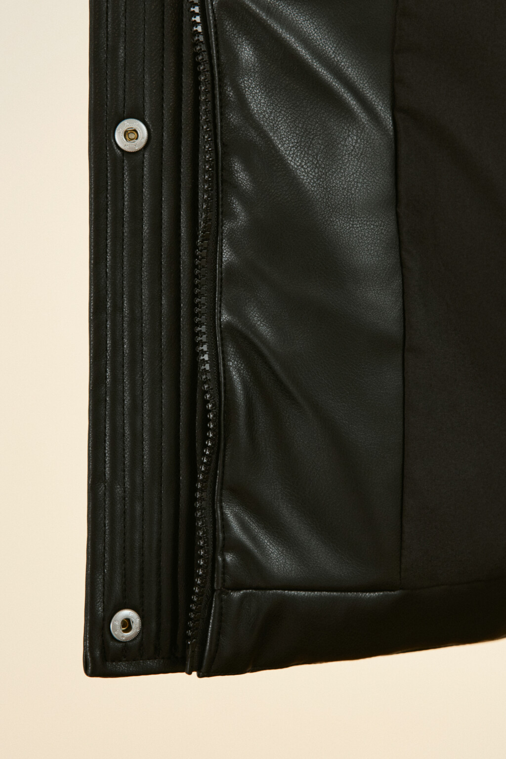 Куртка стеганая с воротником-авиатор - цвет черный - 7