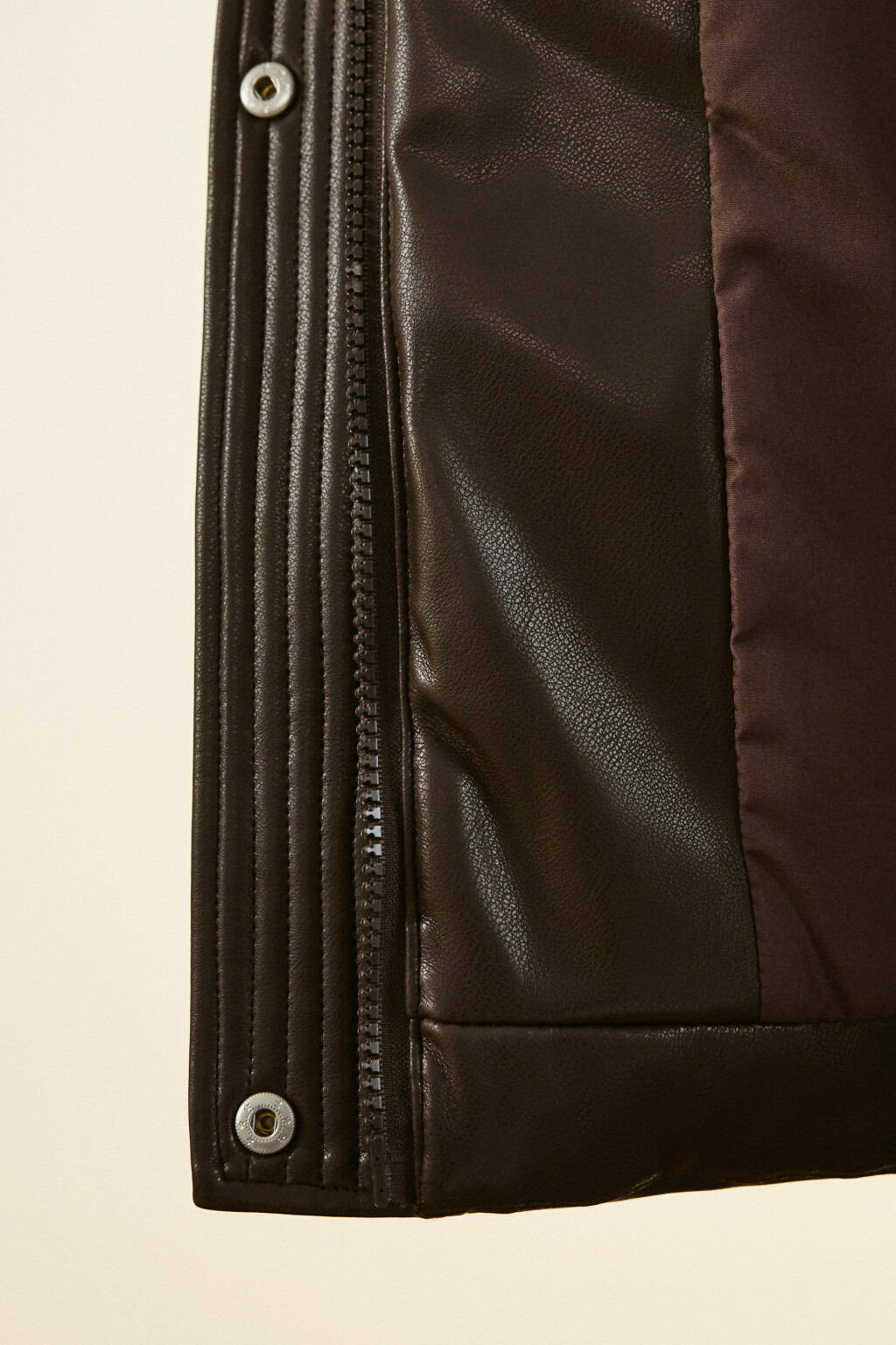 Куртка стеганая с воротником-авиатор - цвет коричневый - 7