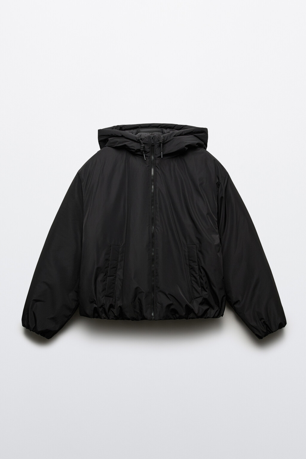 Куртка утепленная с капюшоном - цвет черный - 8