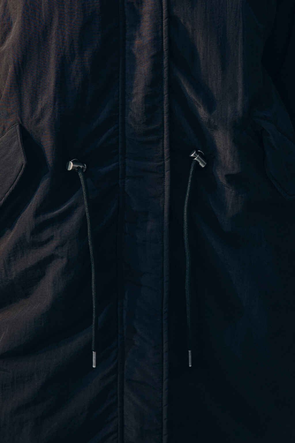 Куртка-парка удлиненная с опушкой - цвет черный - 5