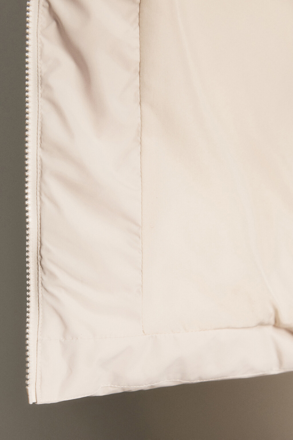 Куртка длинная стеганая с капюшоном - цвет молочный - 7