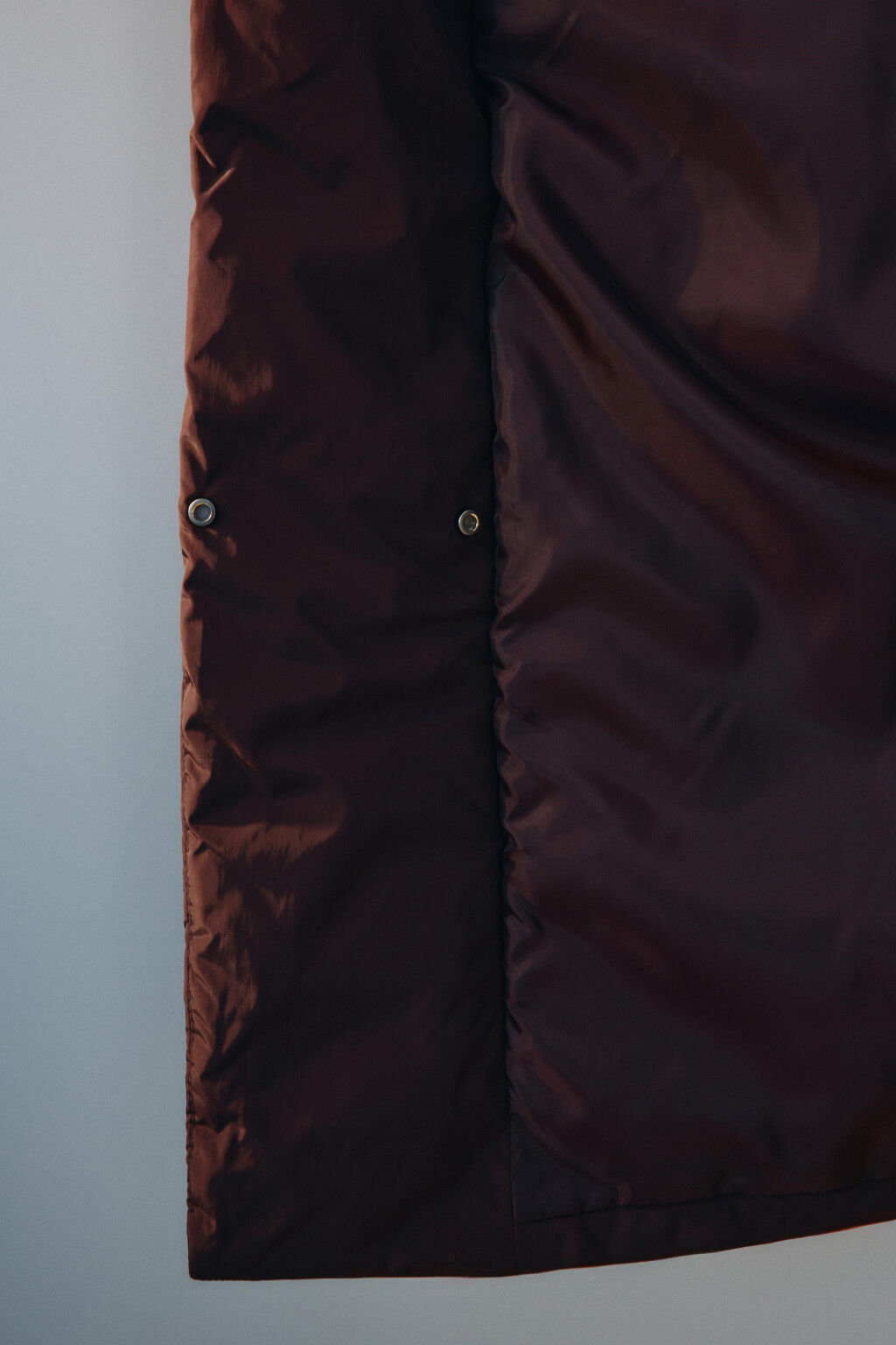 Пальто на утеплителе с поясом - цвет коричневый - 8