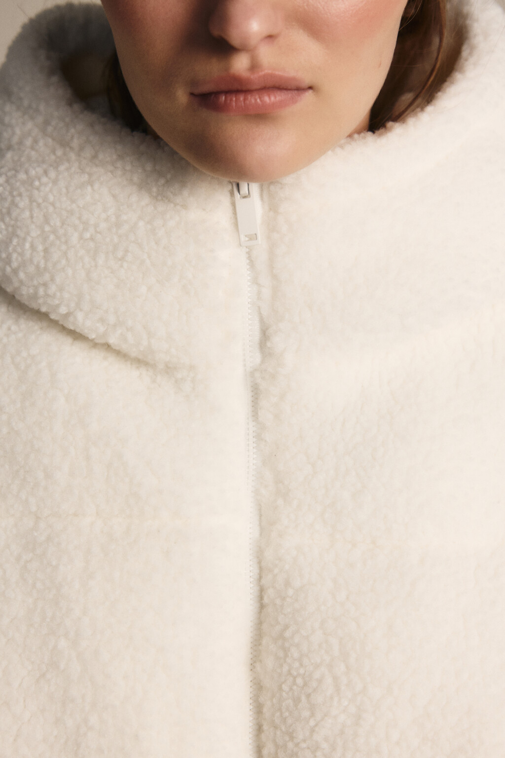 Куртка стеганая из искусственного меха - цвет бежевый - 6