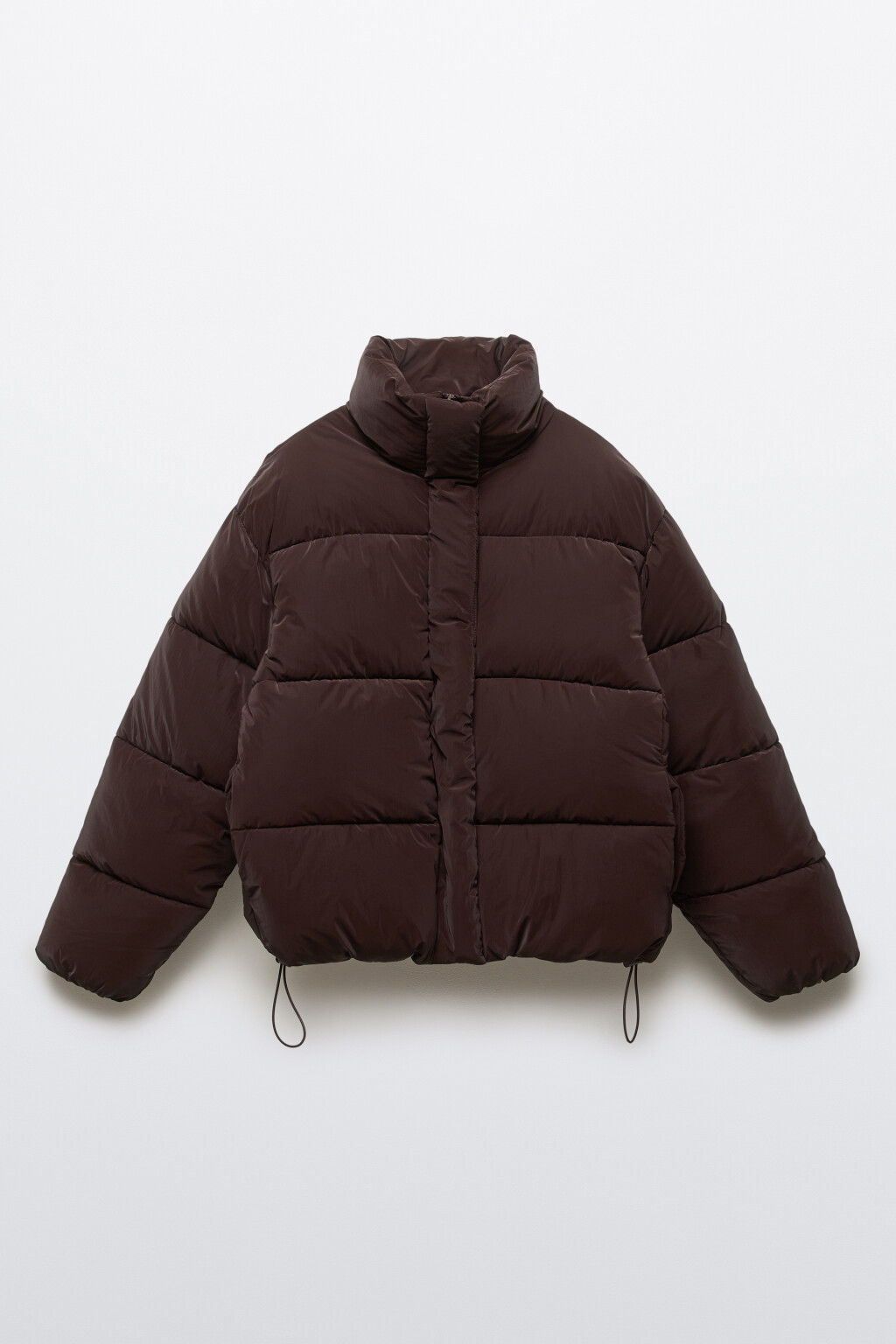 Куртка стеганая с высоким воротником - цвет коричневый - 8